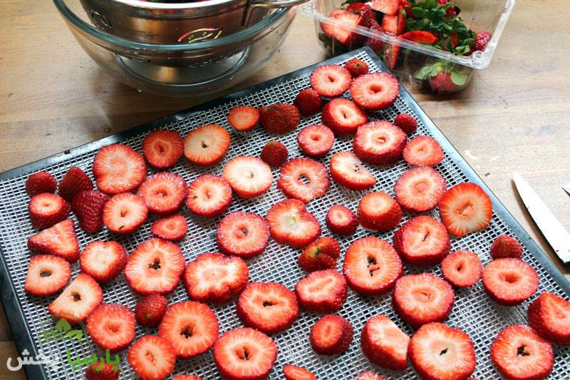 روش‌های خشک کردن توت فرنگی 