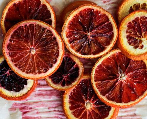 خشک‌ کردن پرتقال بدون تلخی