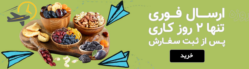 ارسال فوری پس از ثبت سفارش ارسال فوری پس از ثبت سفارش